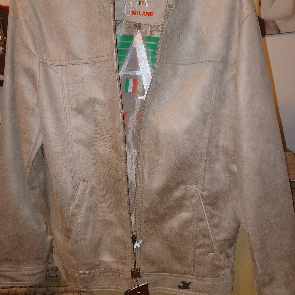 Men's GAMilano suede beige jacket
